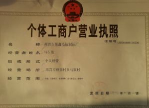 注冊工商個體營業(yè)執(zhí)照這表怎么填